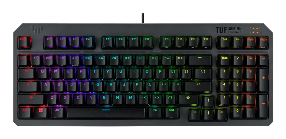 ASUS TUF Gaming K3 Gen II klavye Oyun USB QWERTY Siyah