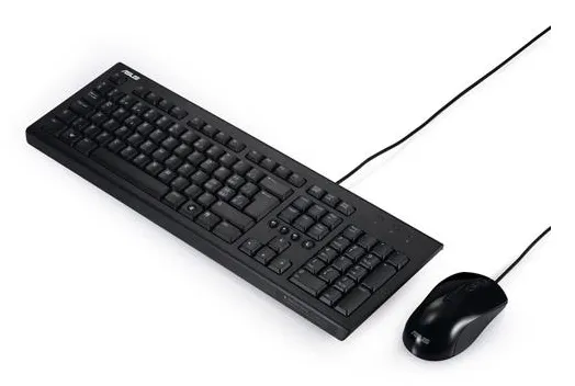 ASUS U2000 klavye Fare dahil Ev / Ofis USB QWERTY İtalyanca Siyah