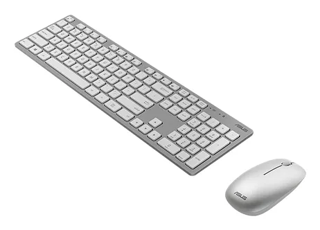 ASUS W5000 klavye Fare dahil Ev / Ofis RF kablosuz QWERTY Portekizce Beyaz