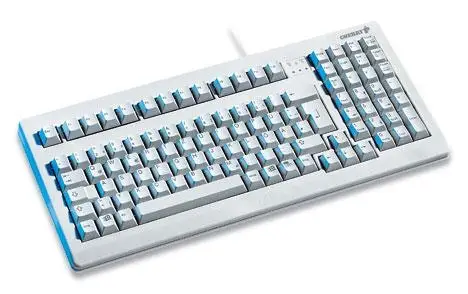 CHERRY 19" compact PC keyboard, light grey, US G81-1800LUMUS-0