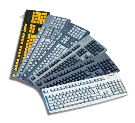 CHERRY Colored standard PC keyboards G83-6105, HU, black G83-6105LRNHU-2