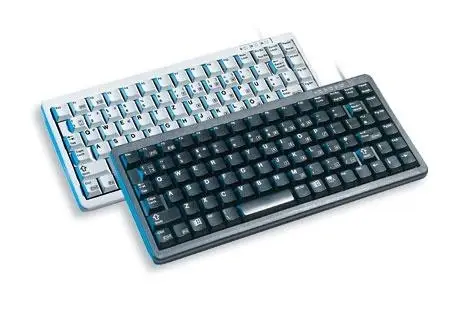 CHERRY Compact keyboard G84-4100, black, DE G84-4100PRADE