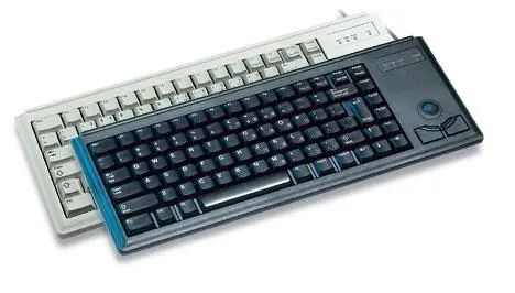 CHERRY Compact keyboard G84-4400, black, Germany G84-4400PTBDE