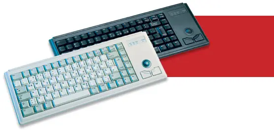 CHERRY Compact keyboard with trackball G84-4400 G84-4400LPBES-2