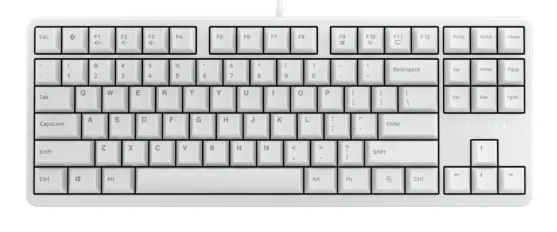 CHERRY G80-3000 S TKL klavye Oyun USB QWERTY İngilizce Beyaz