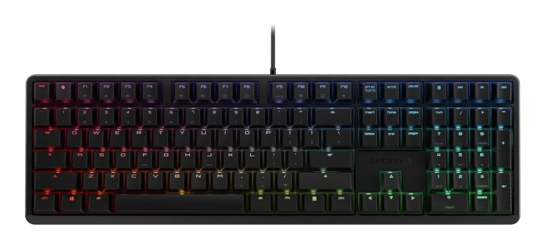 CHERRY G80-3000N FS klavye Oyun USB QWERTY Korece Siyah