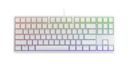 CHERRY G80-3000S TKL RGB klavye Oyun USB QWERTY İngilizce Beyaz