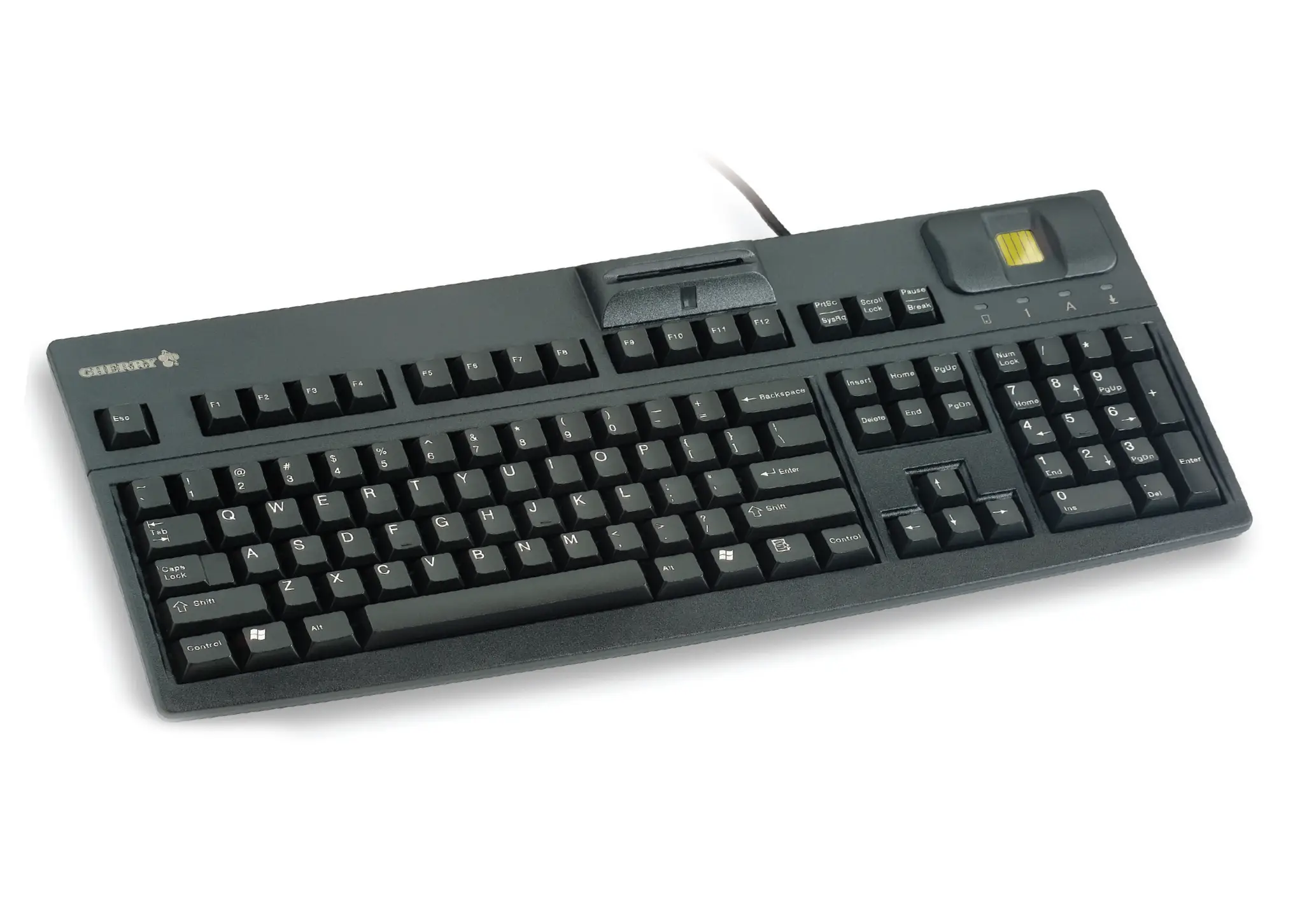 CHERRY G83-14401LPAUS-2 Biometric Keyboard Black