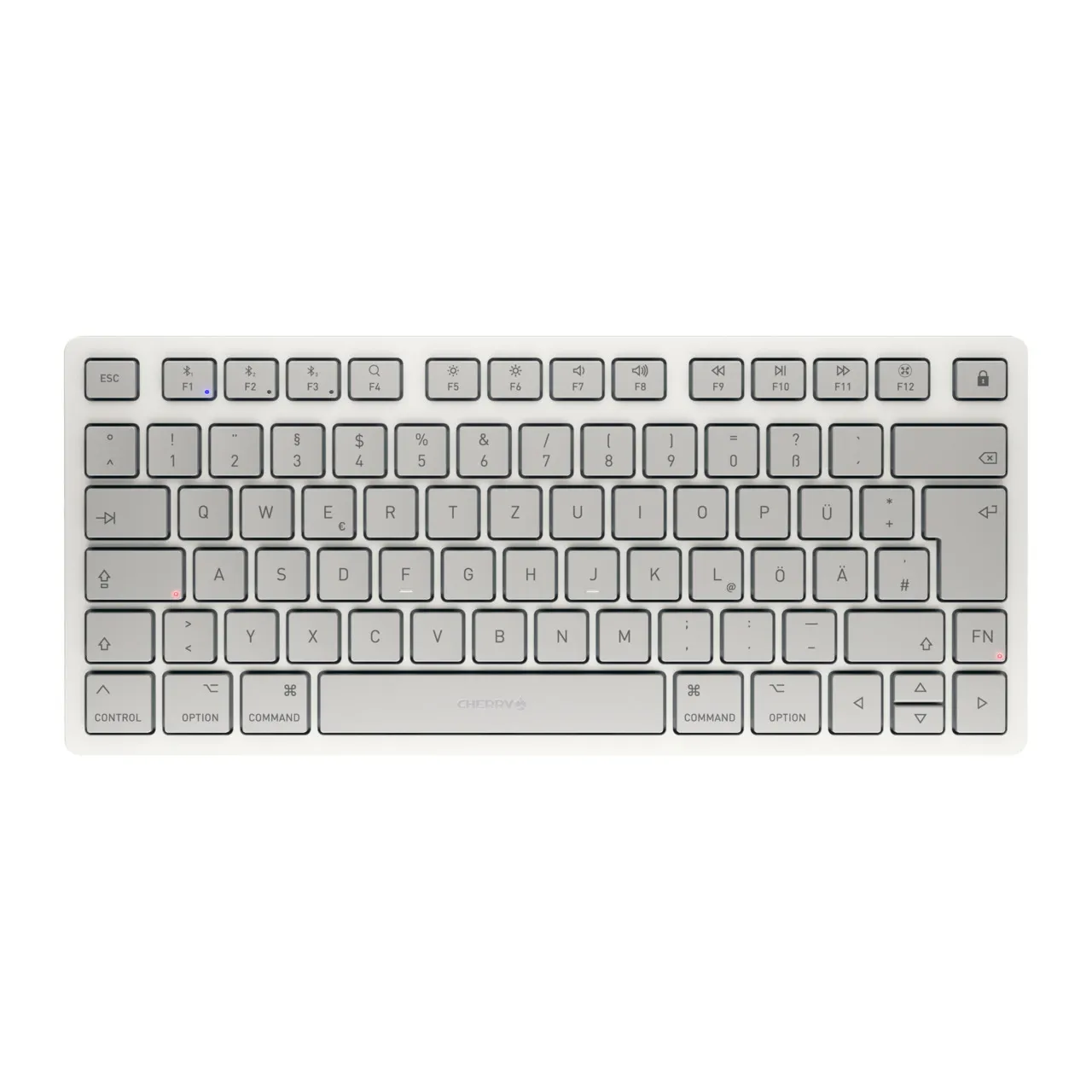 CHERRY JK-7110DE-25 klavye Ev Bluetooth QWERTZ Almanca Beyaz