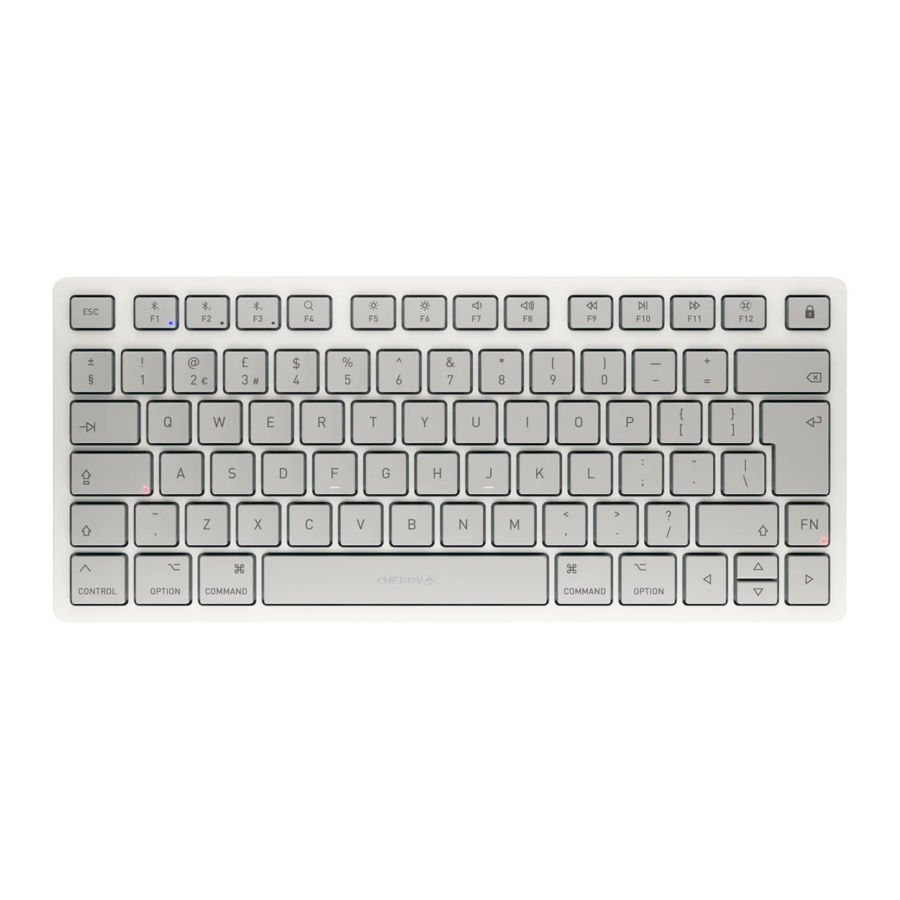 CHERRY JK-7110GB-25 klavye Ev Bluetooth QWERTY İngilizce Beyaz