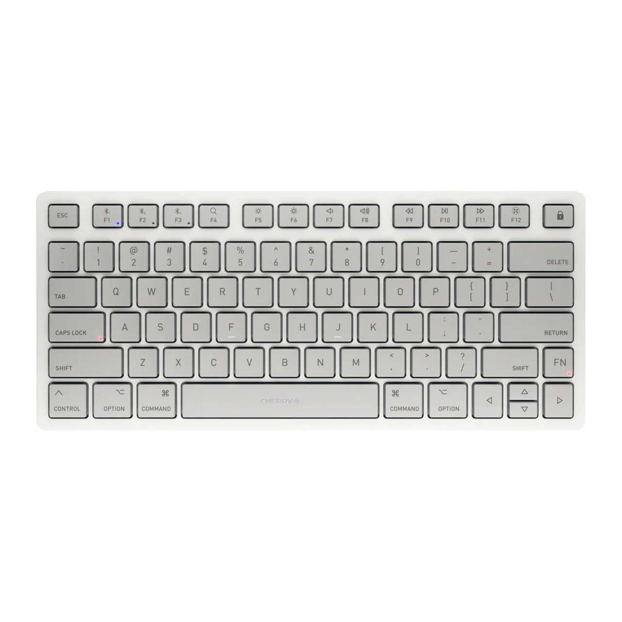 CHERRY JK-7110US-25 klavye Ev Bluetooth QWERTY İngilizce Beyaz