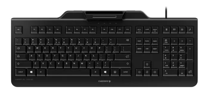CHERRY JK-A0103EU-2 klavye Hizmet USB QWERTY İngilizce Siyah