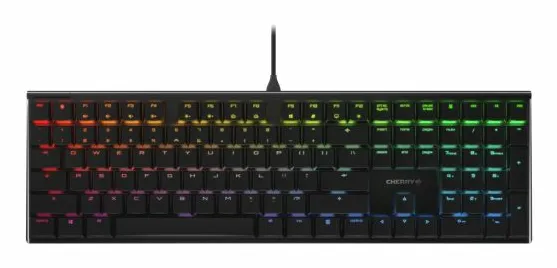 CHERRY MX 10.0 RGB klavye Oyun USB QWERTY Chinese Pinyin Siyah