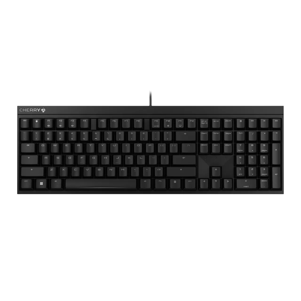 CHERRY MX 2.0S klavye Oyun USB QWERTY Korece Siyah