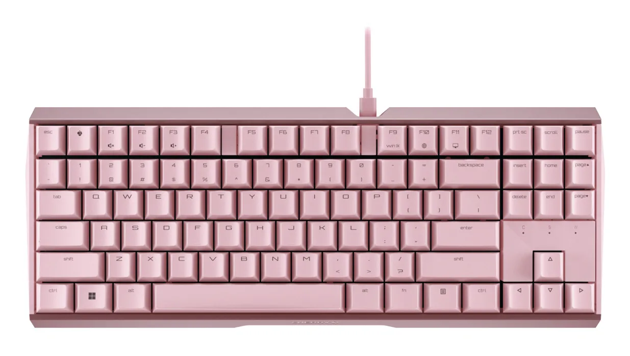 CHERRY MX 3.0S TKL klavye Oyun USB QWERTY İngilizce Pembe