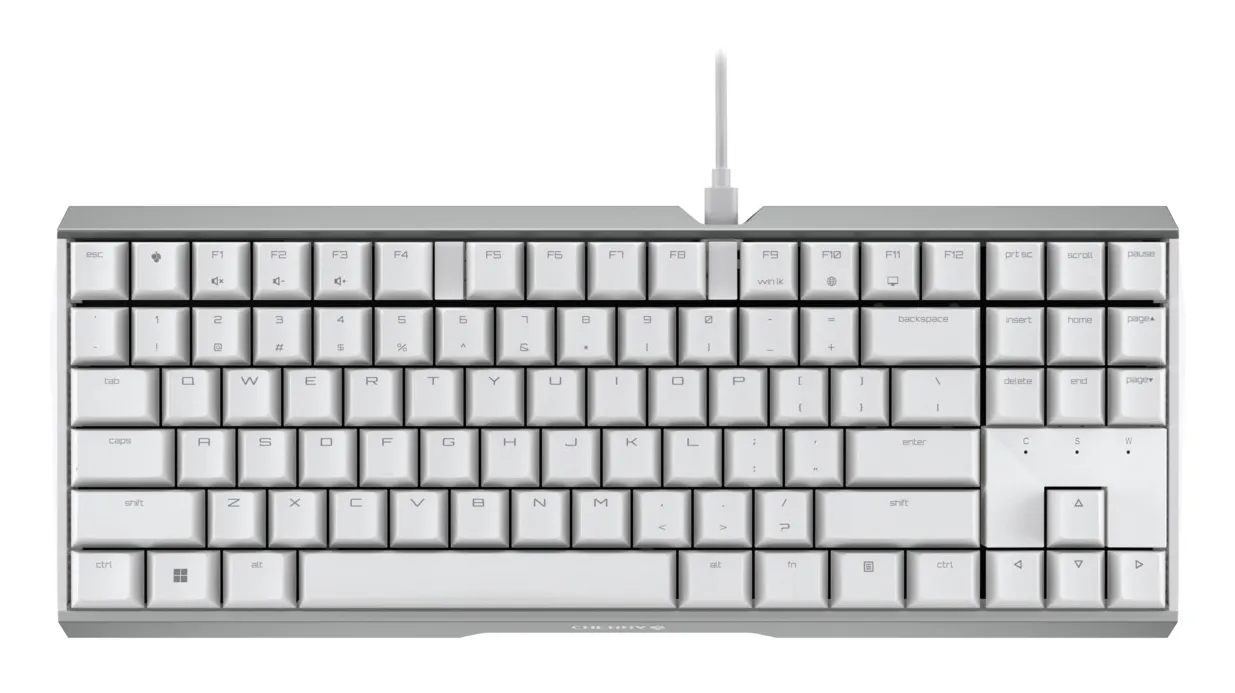 CHERRY MX 3.0S TKL klavye Oyun USB QWERTY Korece Beyaz