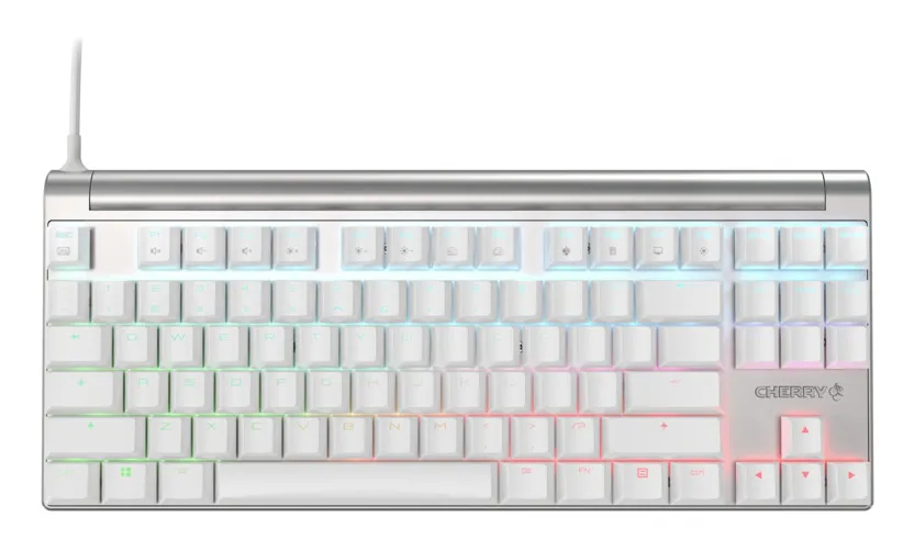 CHERRY MX 8.0 RGB klavye Oyun USB QWERTY Chinese Pinyin Beyaz