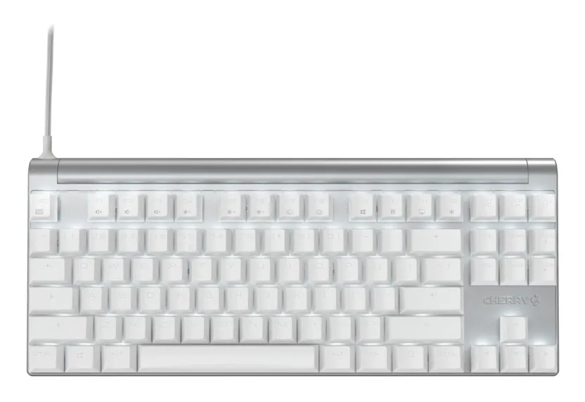 CHERRY MX BOARD 8.0 klavye Oyun USB QWERTY İngilizce Beyaz