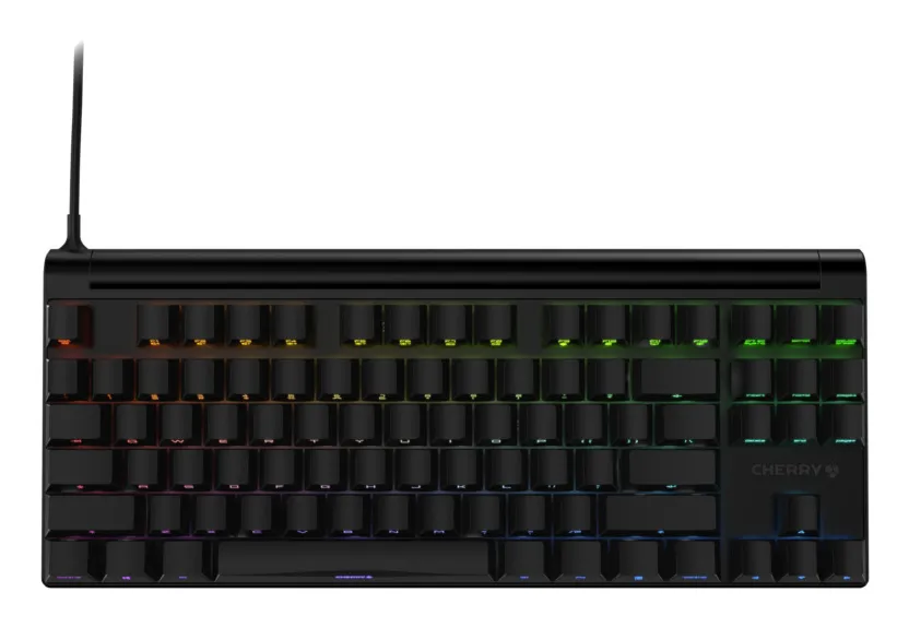 CHERRY MX BOARD 8.0 RGB klavye Oyun USB QWERTY Chinese Pinyin Siyah