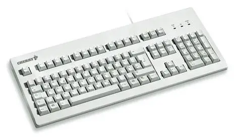 CHERRY Standard PC keyboard, USB, AZB, 105 keys, light Grey, BE G81-3000LUNBE