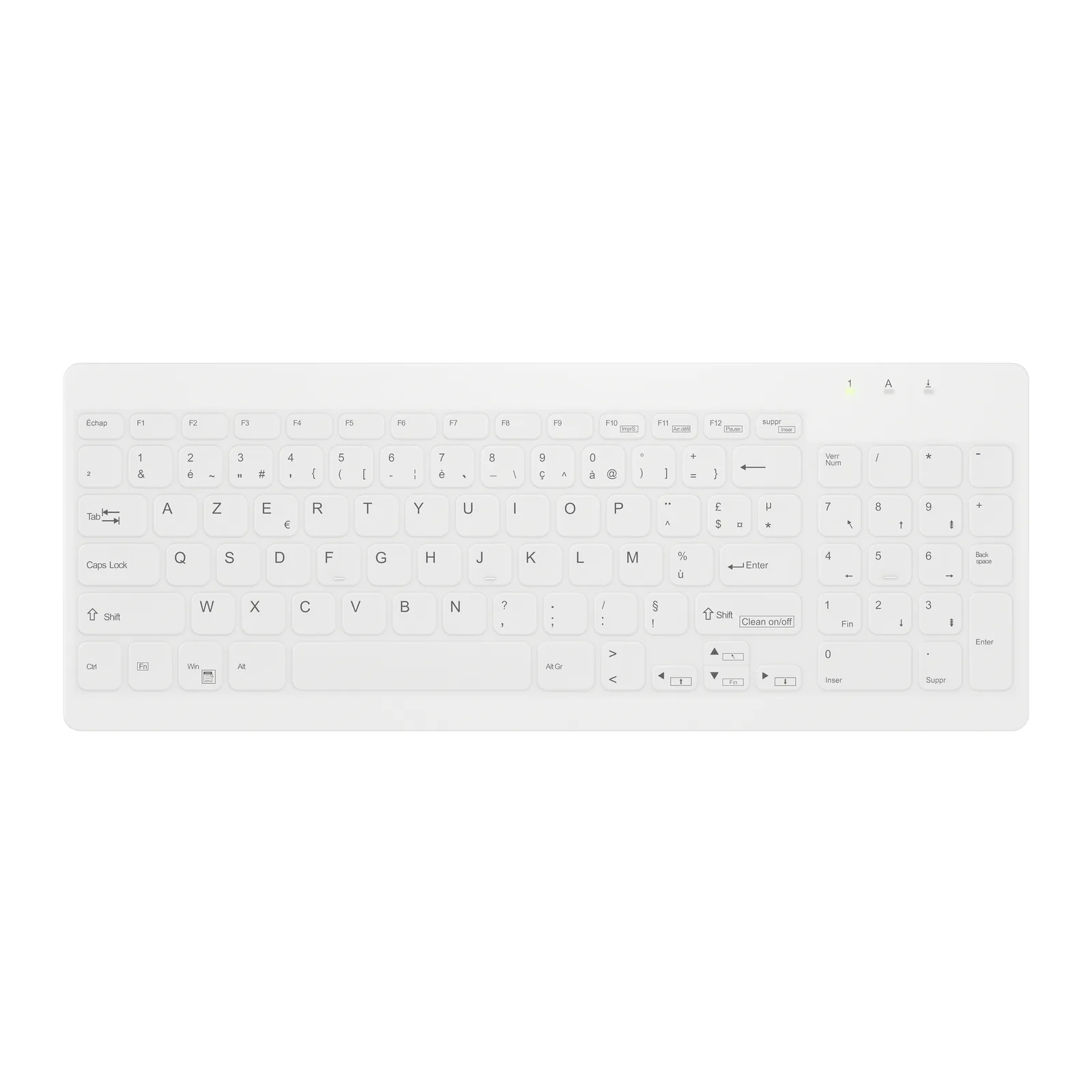Contour Design Active Key AK-C7012 AK-C7012F-U1-W/FR