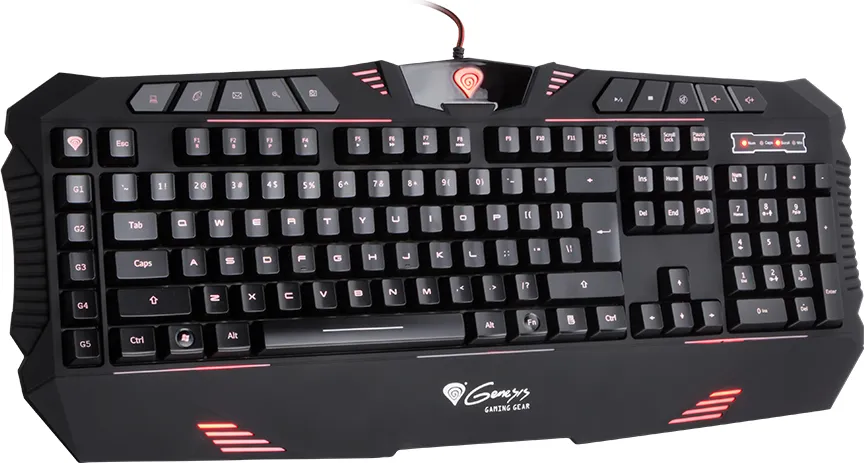 GENESIS RX66 klavye Oyun USB Siyah