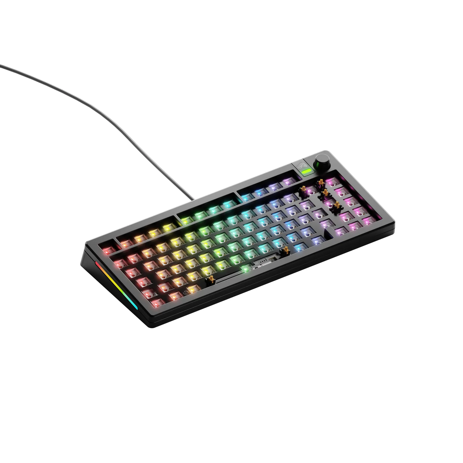 Glorious Gaming GMMK 3 75% Barebones klavye Oyun USB Hayır Siyah