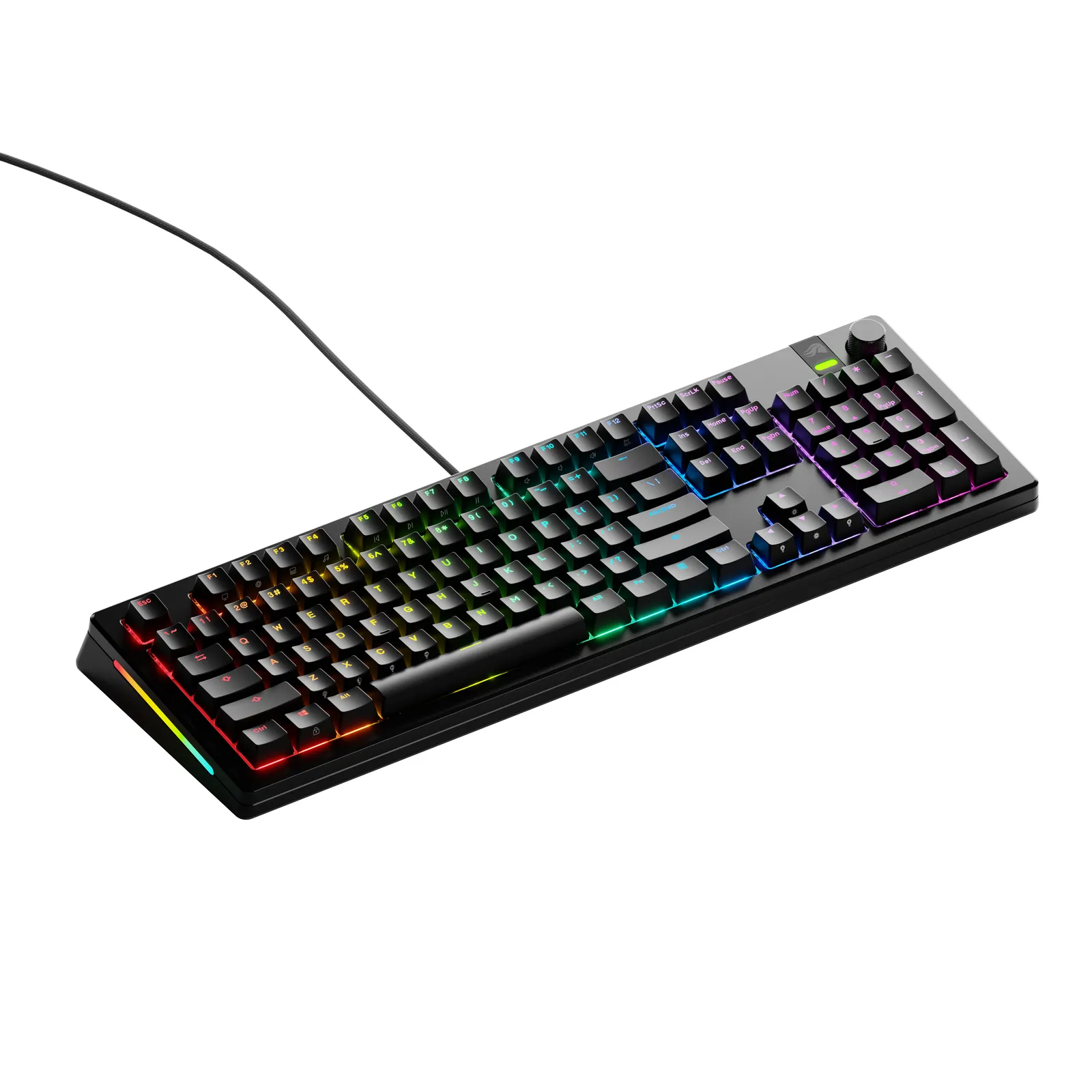 Glorious Gaming GMMK 3 PRO 100% Prebuilt klavye Oyun USB QWERTY Amerikan İngilizcesi Siyah