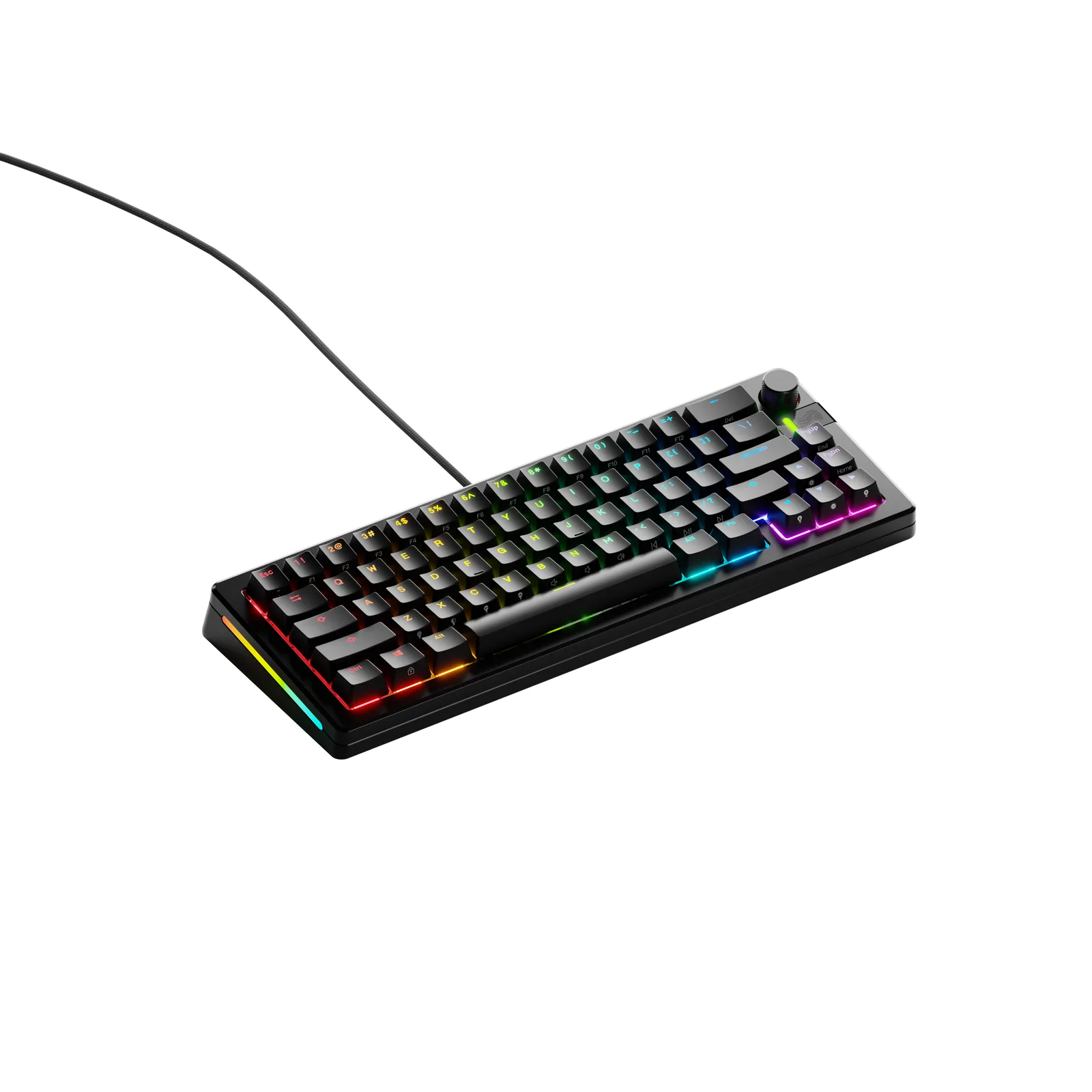 Glorious Gaming GMMK 3 PRO 65% Prebuilt klavye Oyun USB QWERTY Amerikan İngilizcesi Siyah