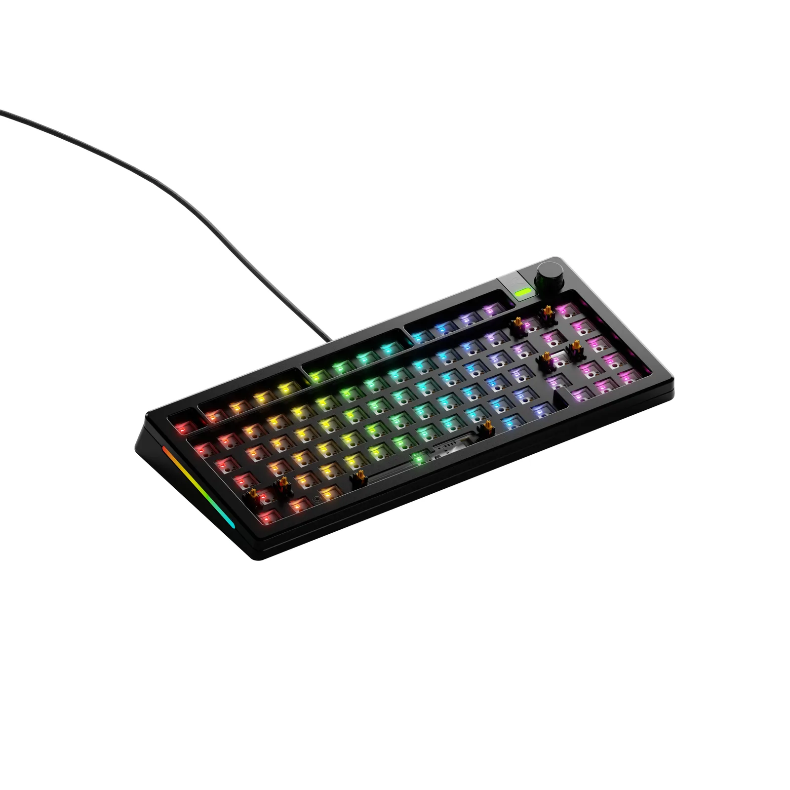Glorious Gaming GMMK 3 PRO 75% Barebones klavye Ev USB Hayır Siyah