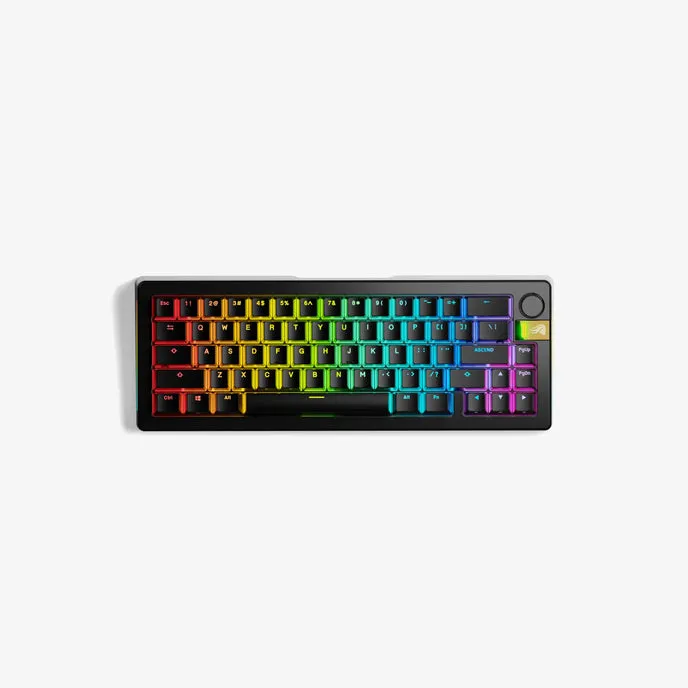 Glorious Gaming GMMK 3 PRO HE 65% Prebuilt Wireless klavye Oyun RF kablosuz QWERTY Amerikan İngilizcesi Siyah