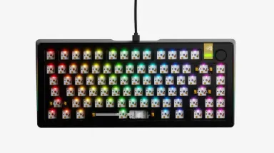 Glorious Gaming GMMK 3 PRO HE Barebones klavye Oyun USB Hayır Siyah