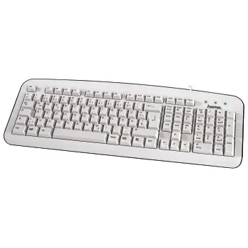 Hama Basic Keyboard "K210", white 00057208