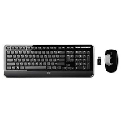 HP 2.4GHz Wireless Multi-media Keyboard and Mouse KZ256AA#ABH