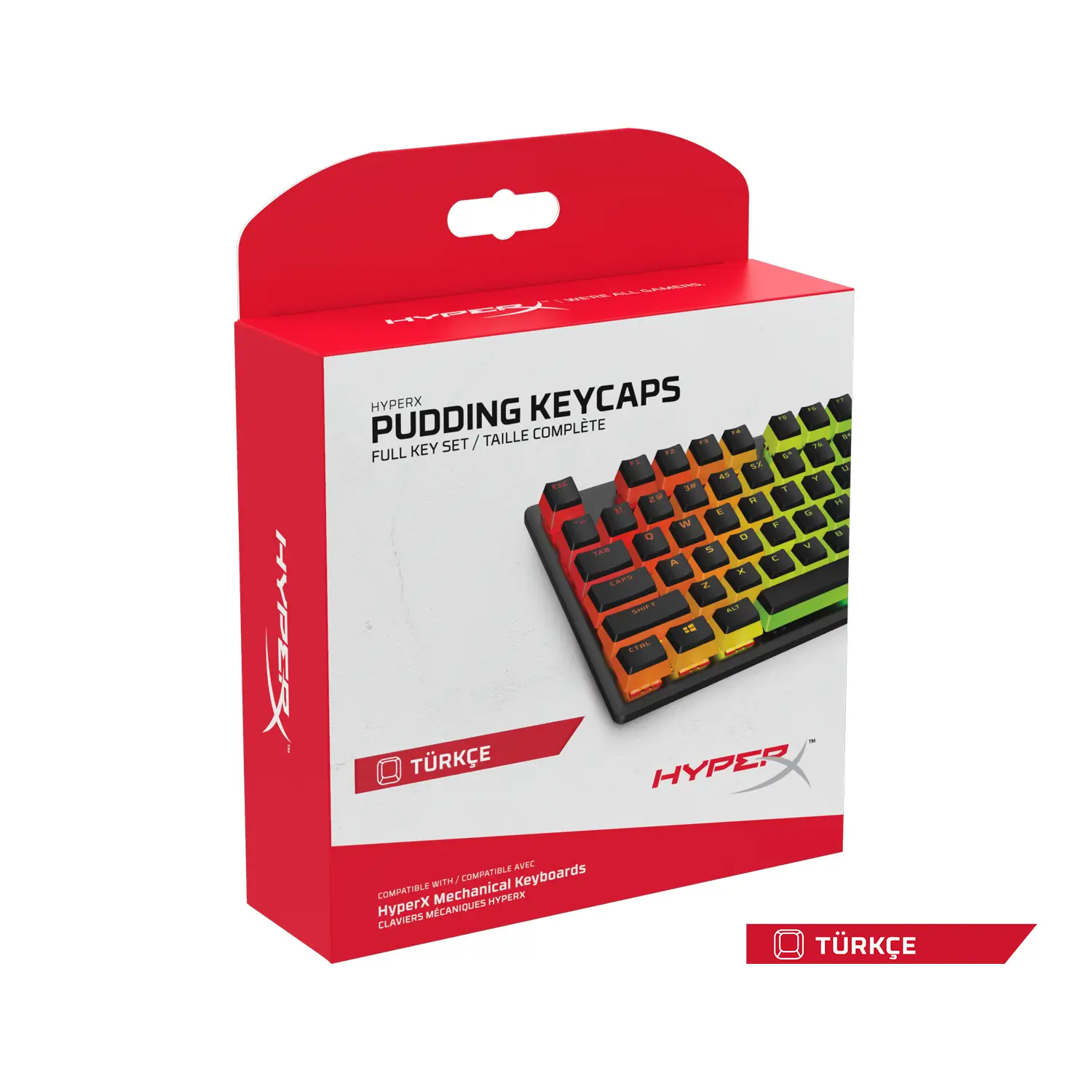 HyperX ABS Pudding TR Tuş Takımı HKCPXA-BK-TU/G