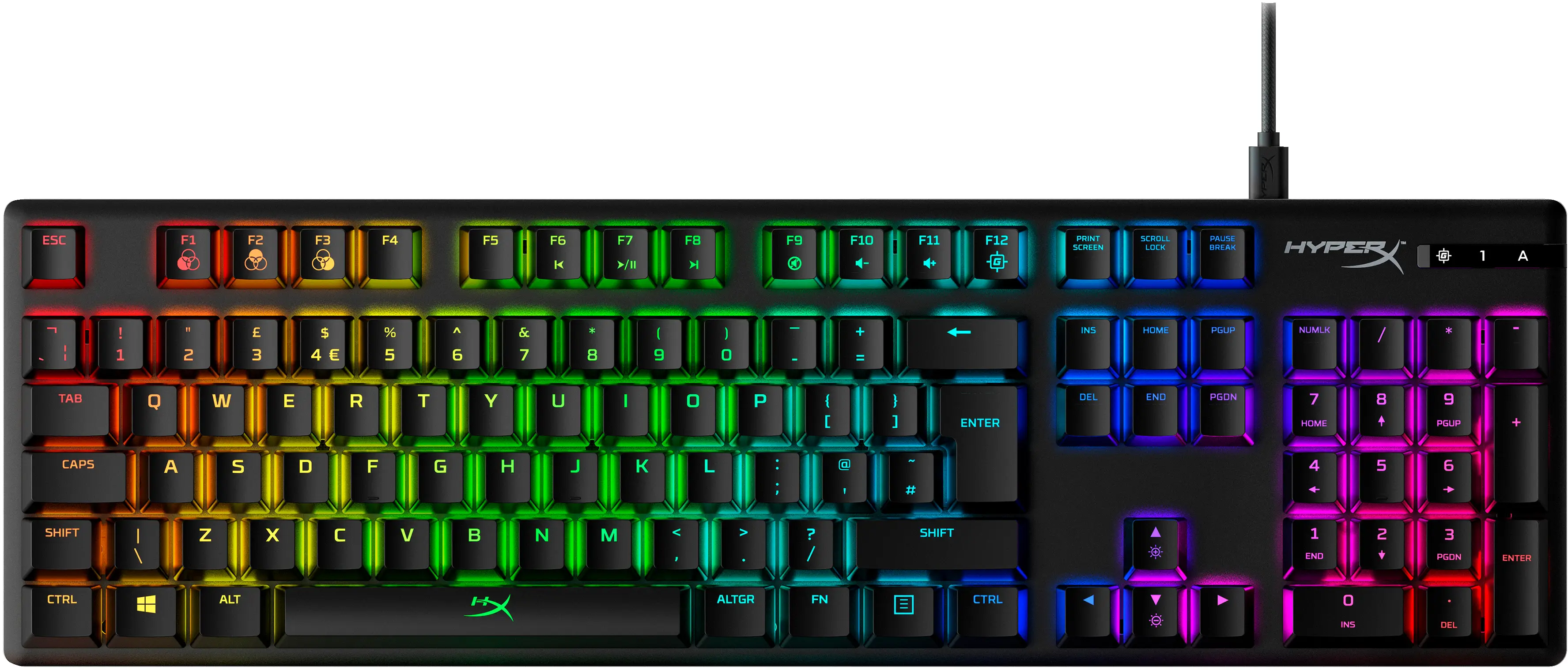 HyperX HyperX Alloy Origins - Mekanik Oyun Klavyesi - HX Kırmızı (UK Düzeni) 4P4F6AU