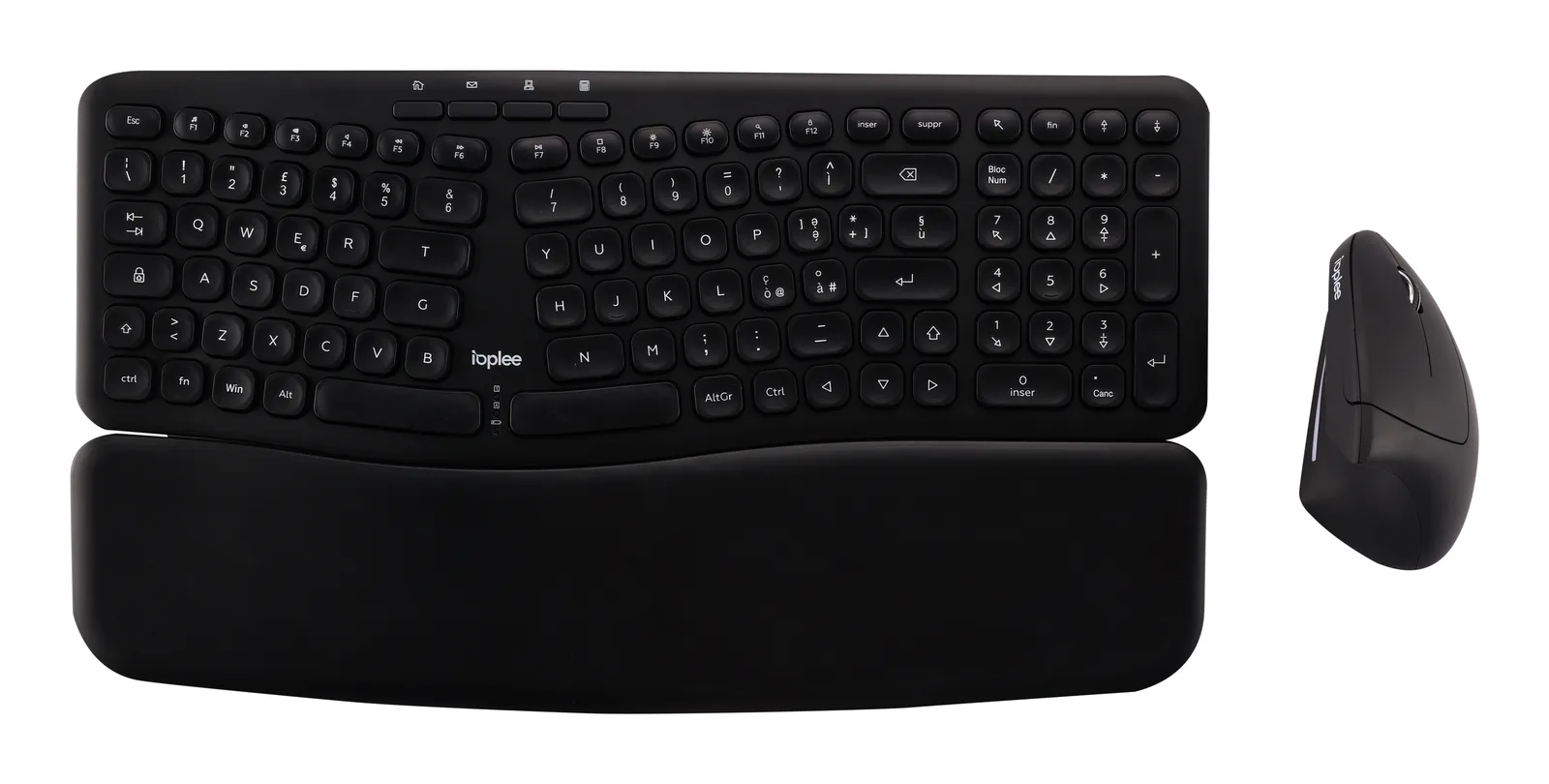 IOPLEE 315BTR klavye Fare dahil Evrensel RF kablosuz QWERTY İtalyanca Siyah