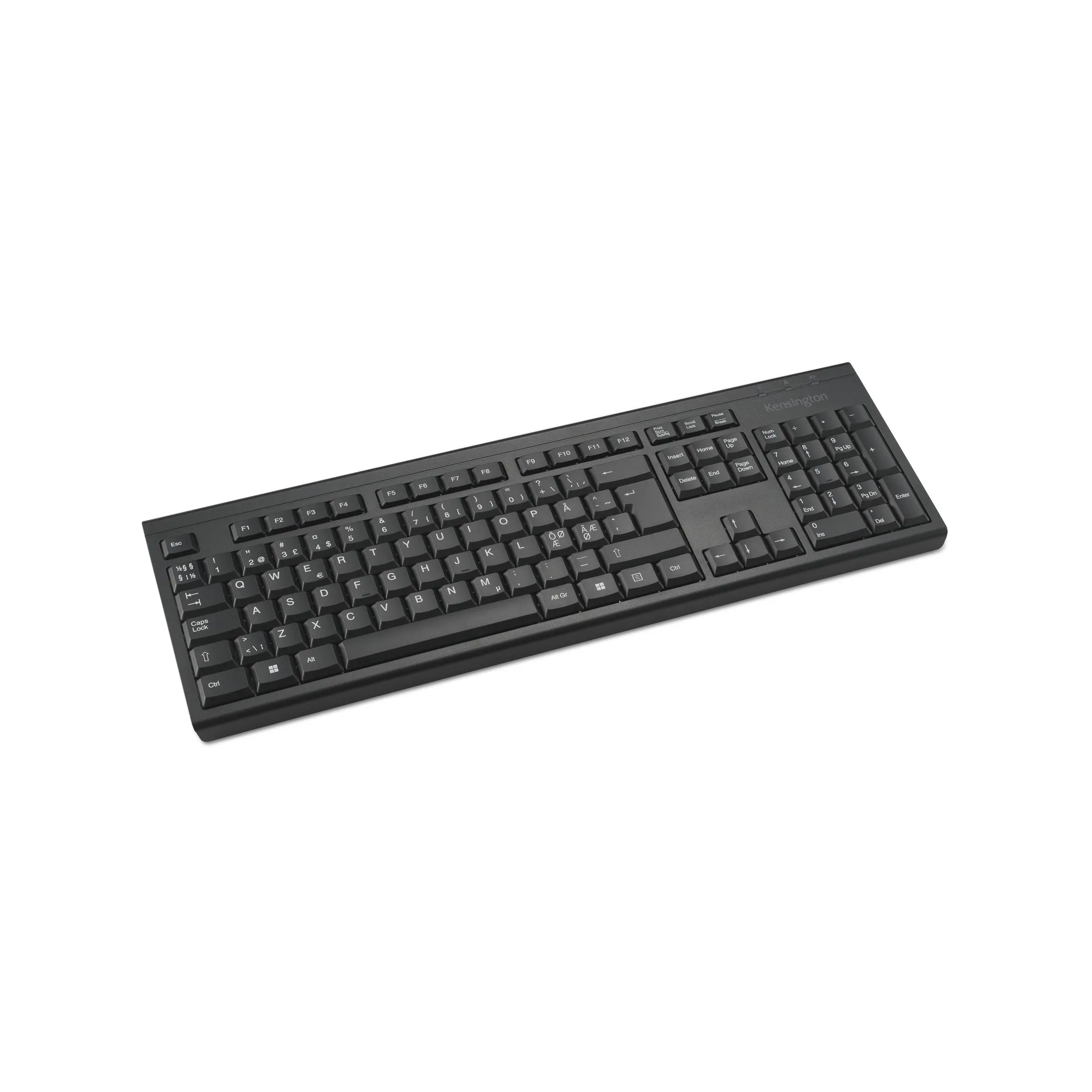 Kensington KB150 EQ klavye Ofis RF kablosuz QWERTY İskandinav Siyah