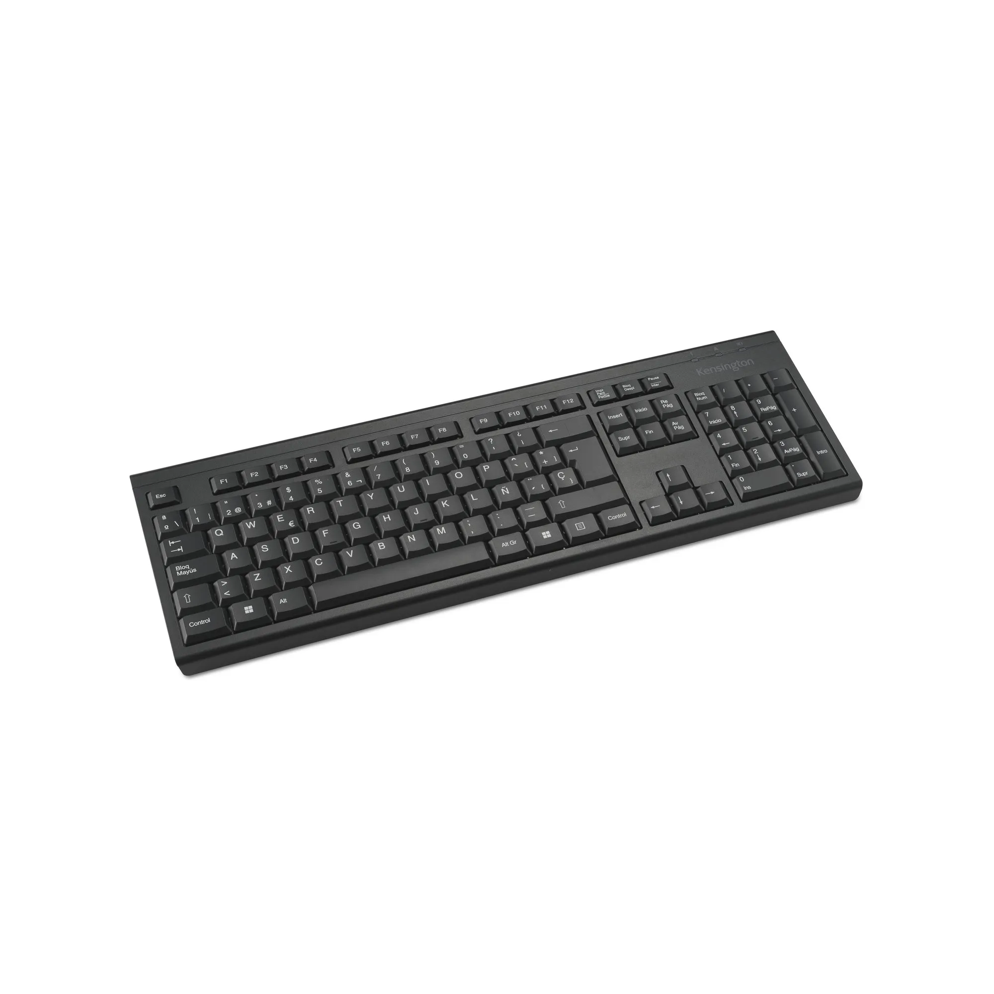 Kensington KB150 EQ klavye Ofis RF kablosuz QWERTY İspanyolca Siyah