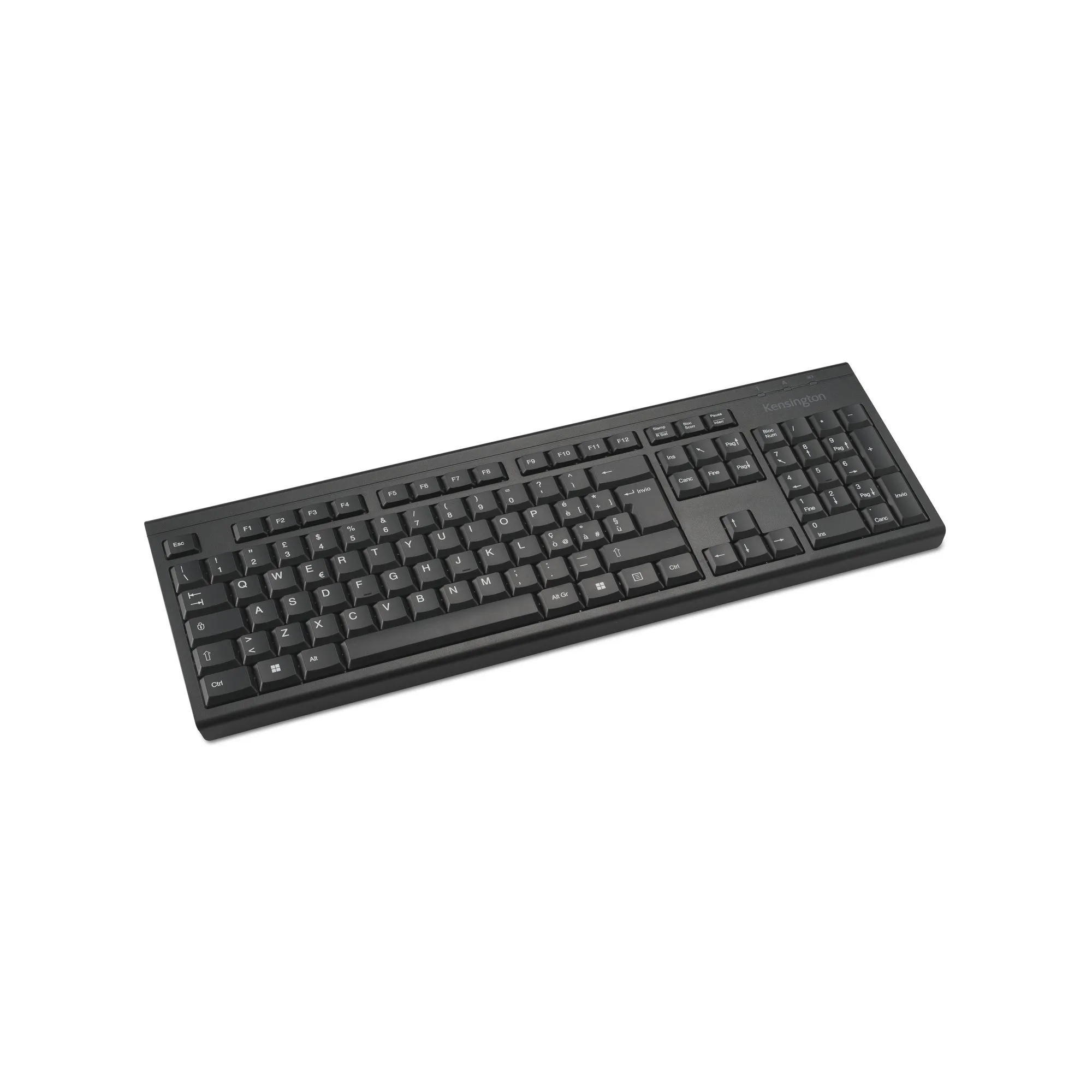 Kensington KB150 EQ klavye Ofis RF kablosuz QWERTY İtalyanca Siyah