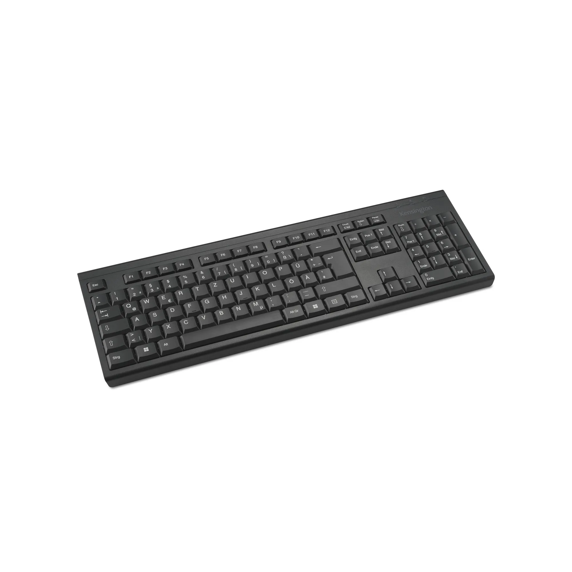 Kensington KB150 EQ klavye Ofis RF kablosuz QWERTZ Almanca Siyah