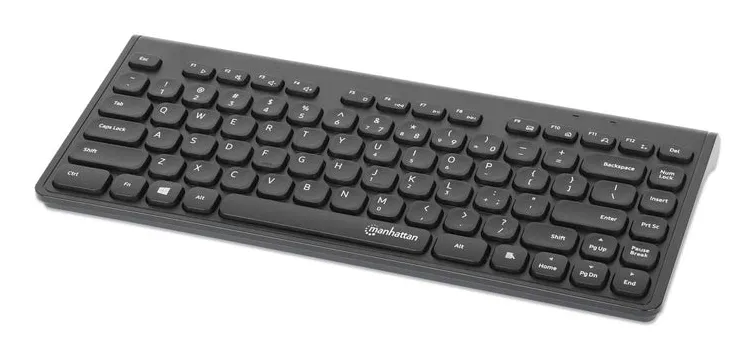 Manhattan 180764 klavye Evrensel RF kablosuz QWERTY Siyah
