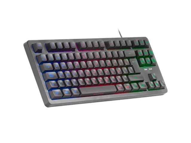 Mars Gaming MK023 klavye Oyun USB QWERTY İspanyolca Siyah