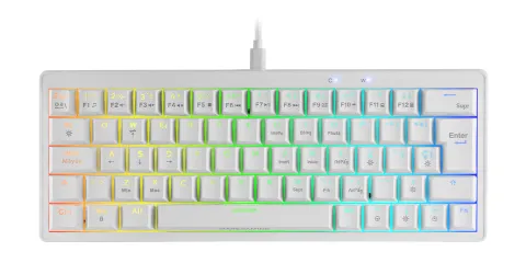 Mars Gaming MKMINIPRO klavye Oyun USB İtalyanca Beyaz