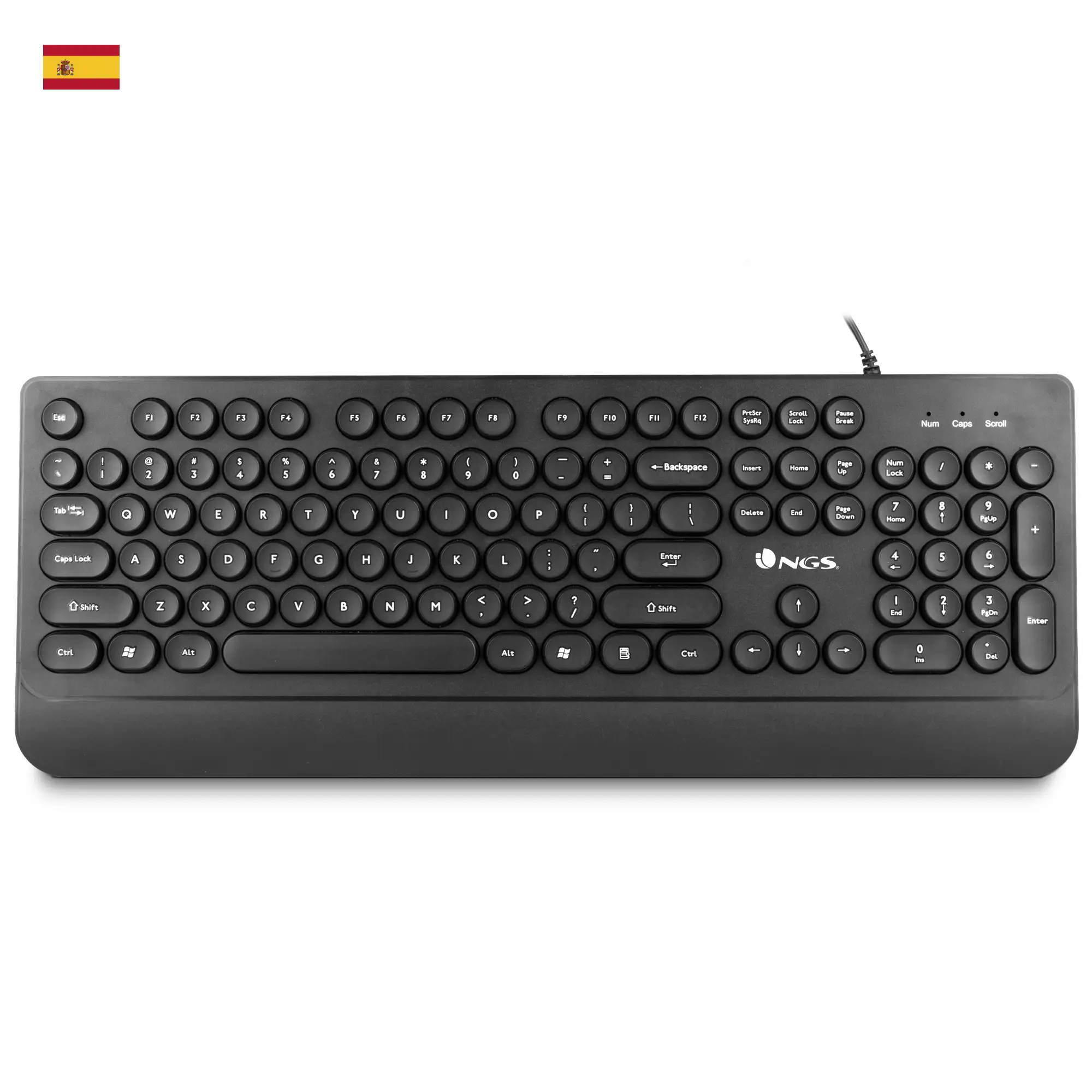 NGS Dot, QWERTY, ES NGS-KEYBOARD-0249