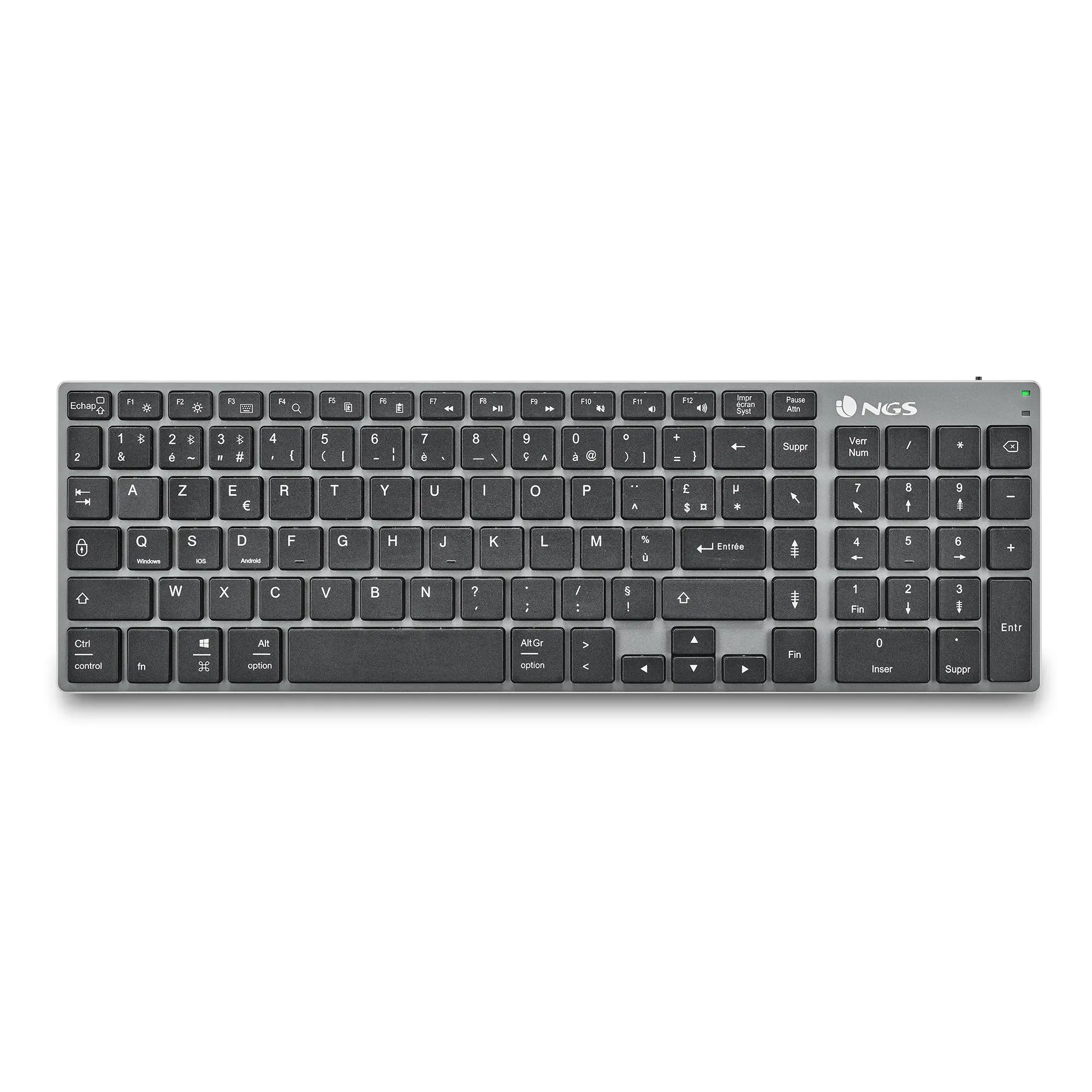 NGS FORTUNE-BT, AZERTY, FR NGS-KEYBOARD-0389