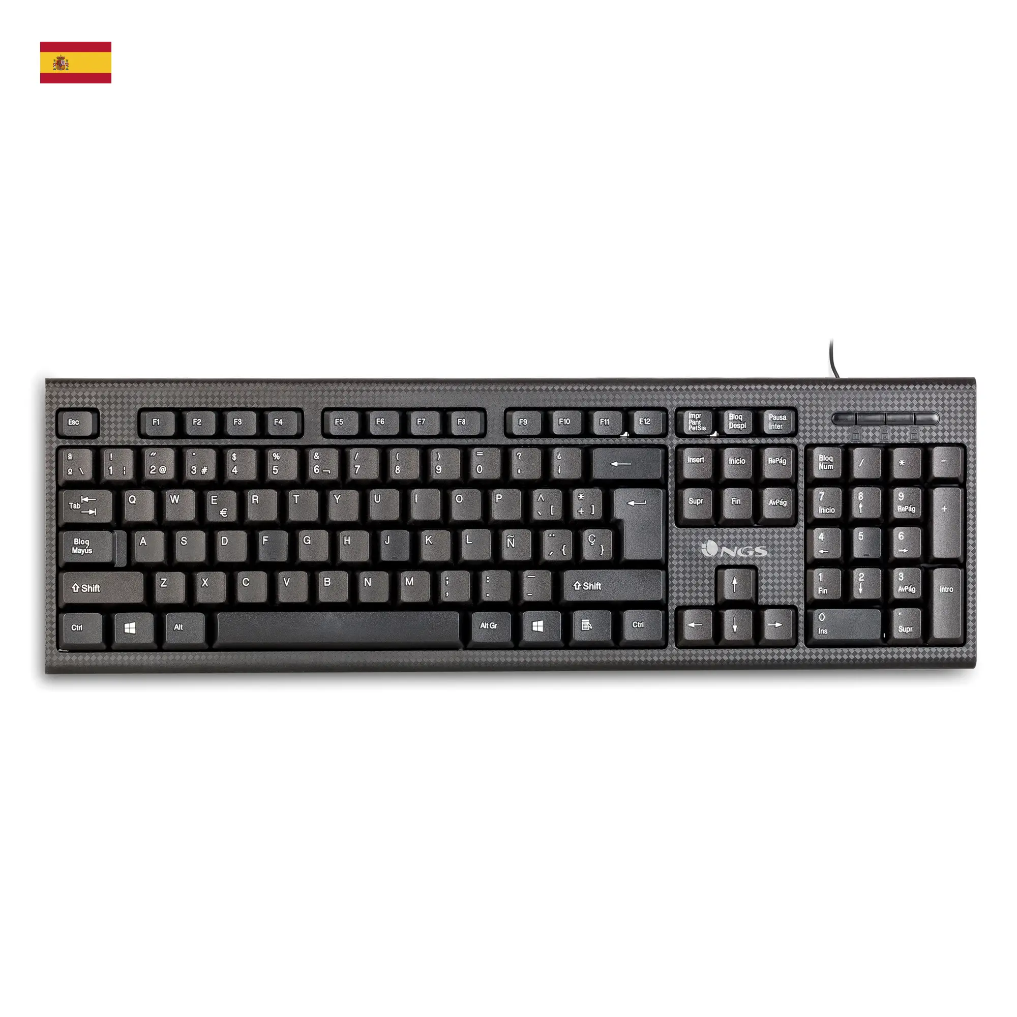 NGS FunkyV2, QWERTY, ES NGS-KEYBOARD-0301
