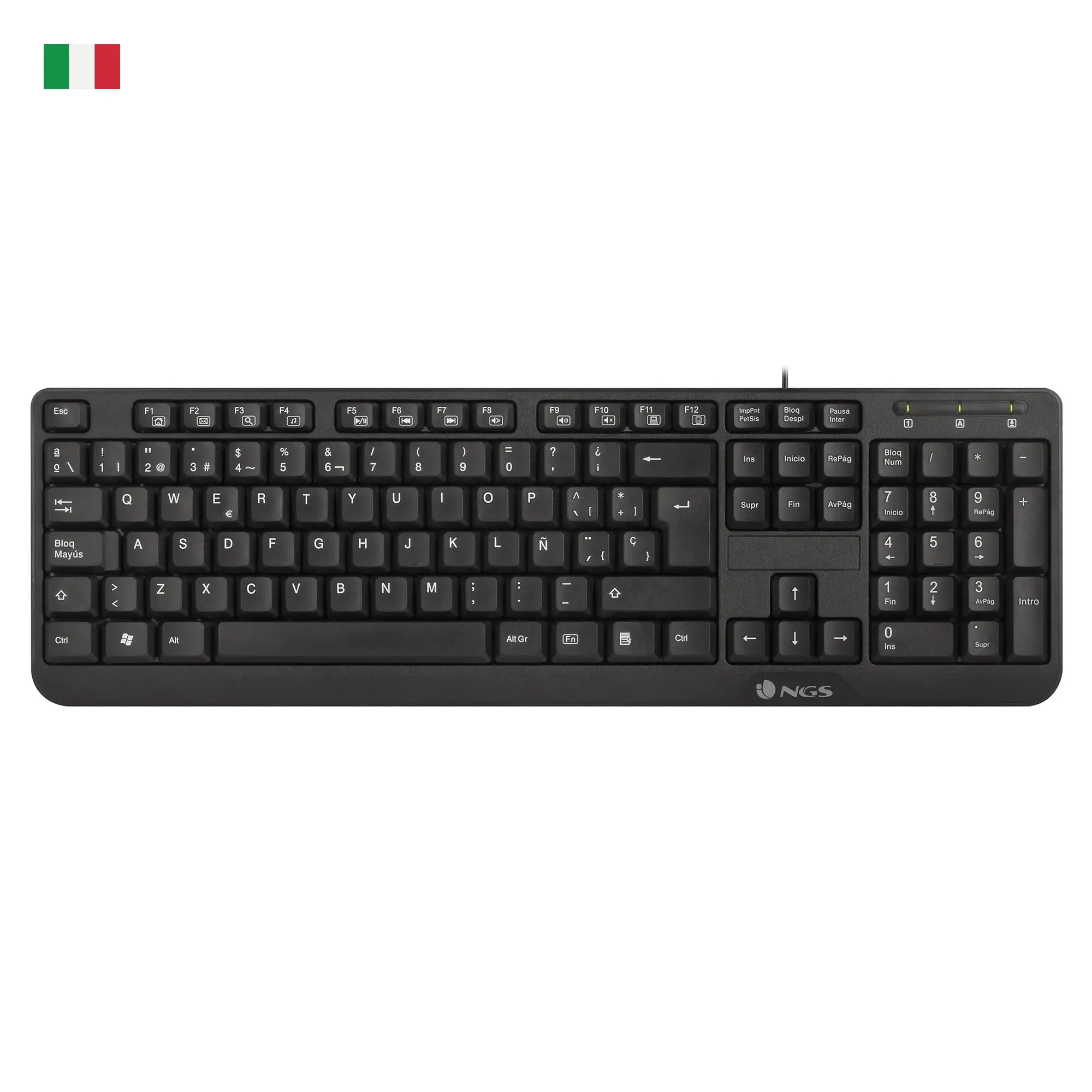 NGS FunkyV3, QWERTY, IT NGS-KEYBOARD-0346