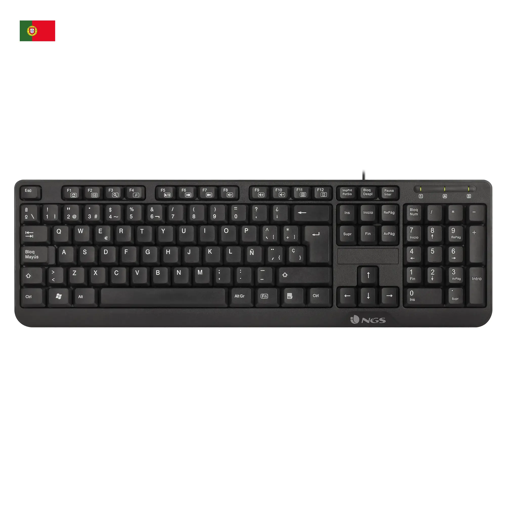 NGS FunkyV3, QWERTY, PT NGS-KEYBOARD-0347