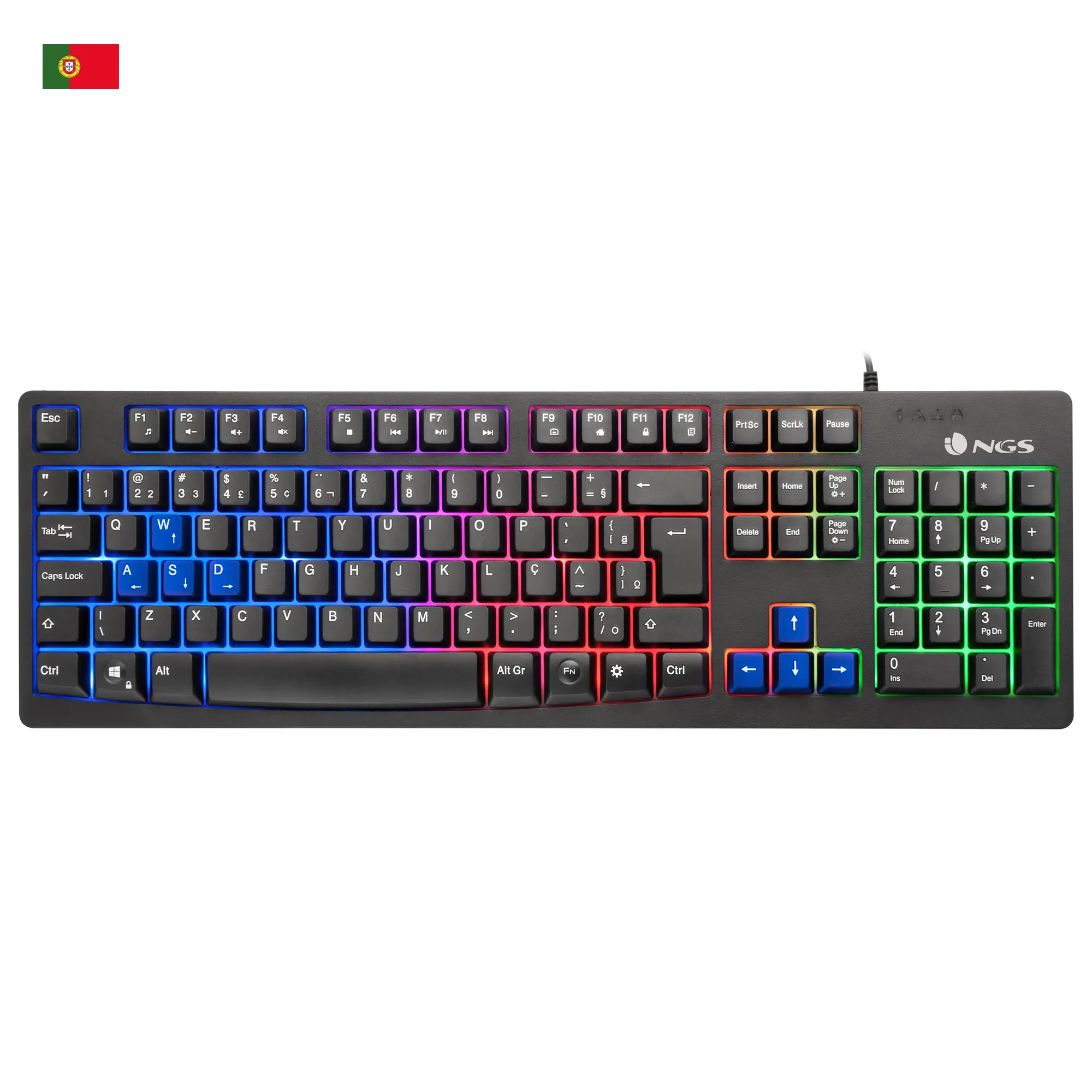 NGS GKX-300, QWERTY, PT NGS-GAMING-0134